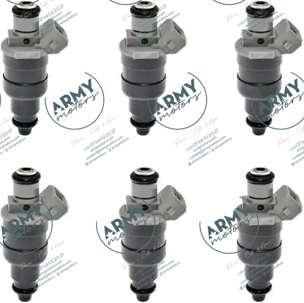 Jeu de 6 injecteurs pour Jeep Wrangler TJ 4.0 1997 à 2002