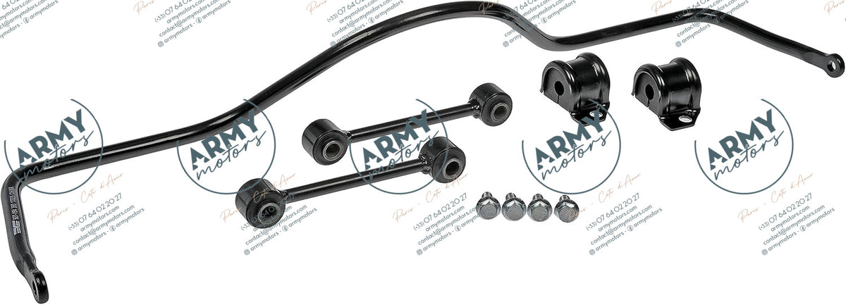 kit barre stabilisatrice arriere 19,1mm Jeep Wrangler TJ Hauteur Standard DORMAN 927164