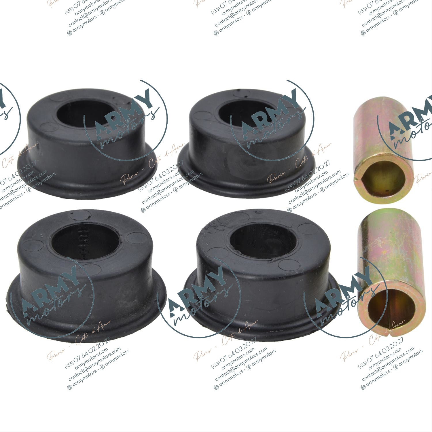 jeu silentblocs barre panhard avant ou arriere Jeep Wrangler YJ JBU1254