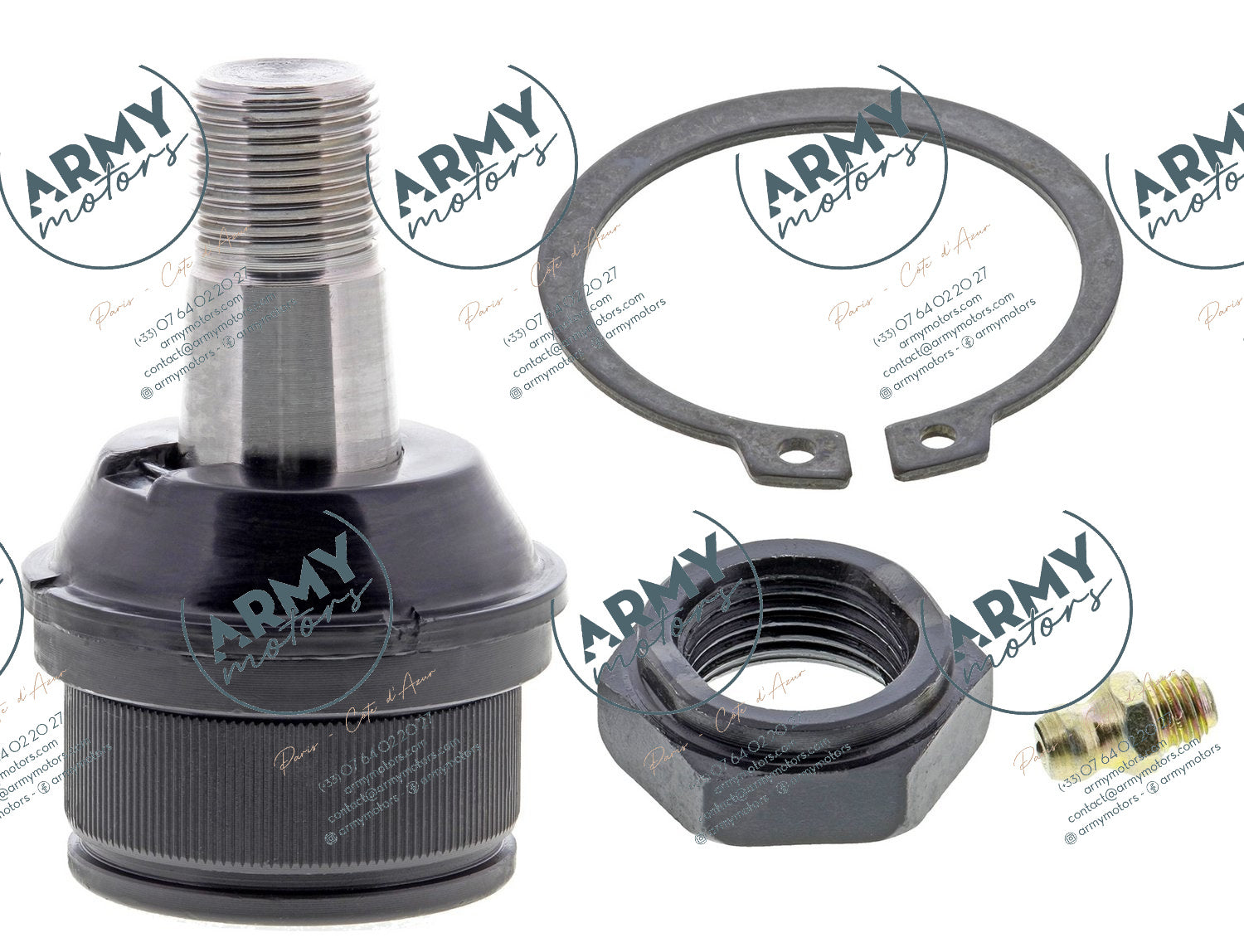 rotule de pivot inferieure pour Jeep CJ 2,0 2,1 2,5 4,2 5,0 8122496