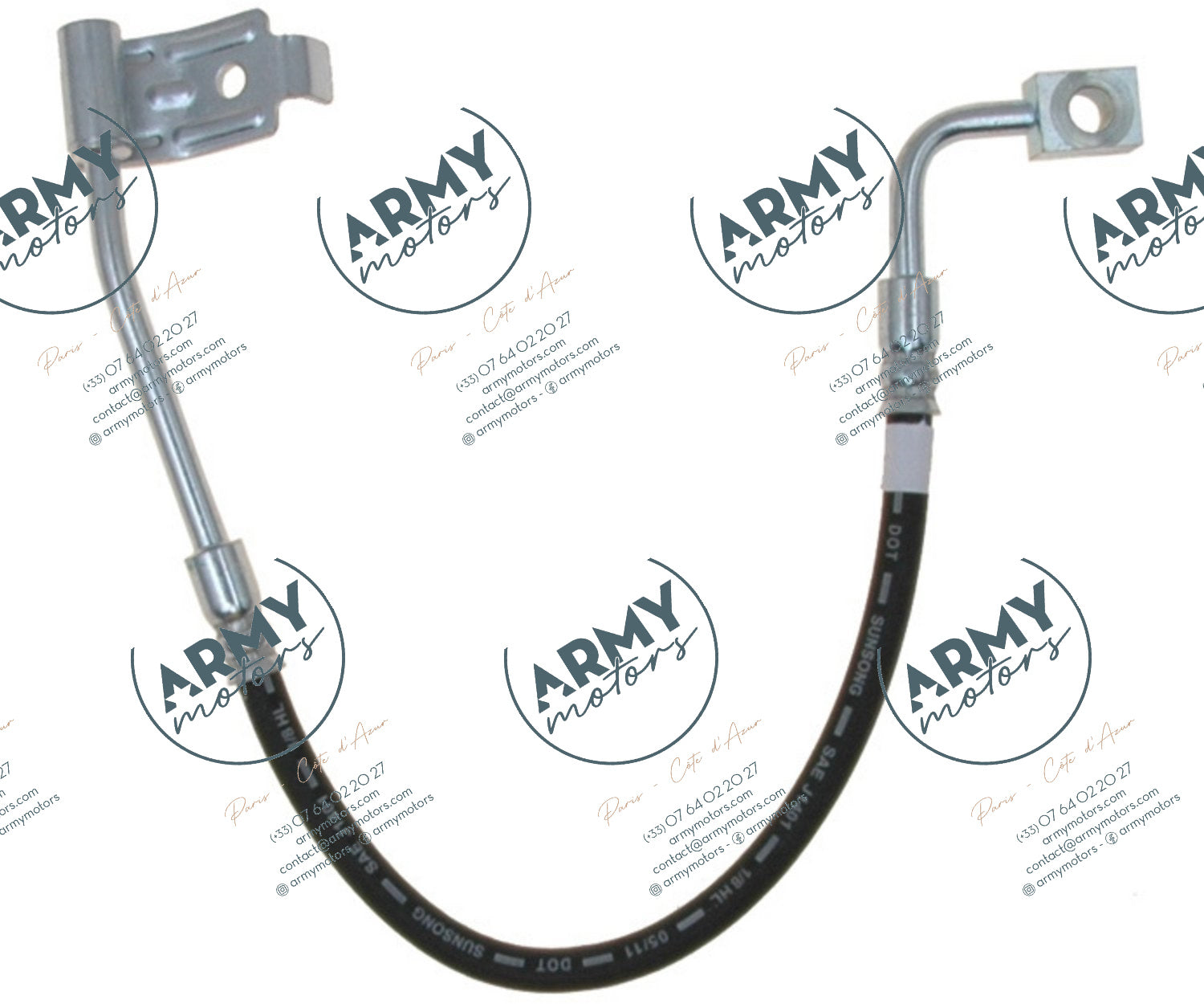 flexible de frein arriere gauche pour Jeep Wrangler JK  2007-2018 52059885AF