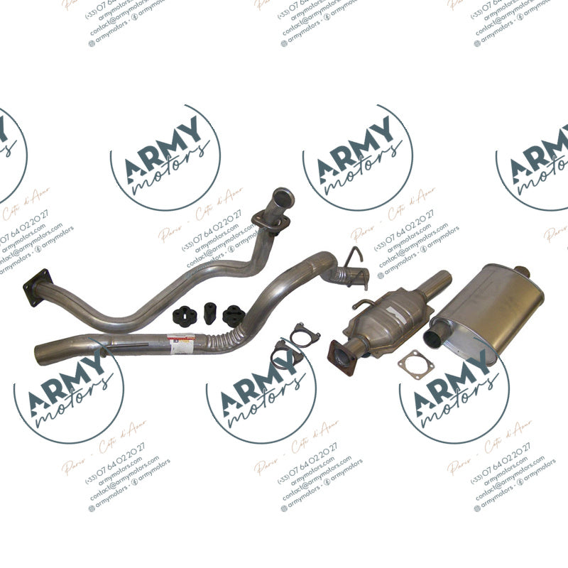 kit echappement pour Jeep Wrangler YJ 2.5 1987-1990 52001720K