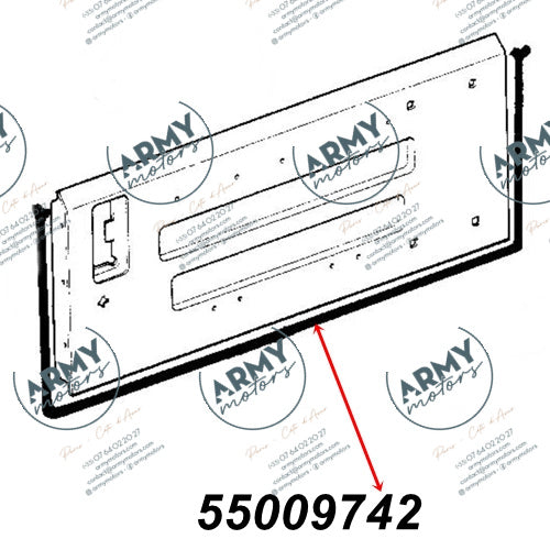joint de porte de coffre pour Jeep Wrangler YJ 2.5 4.0 4.2 1987-1995 55009742
