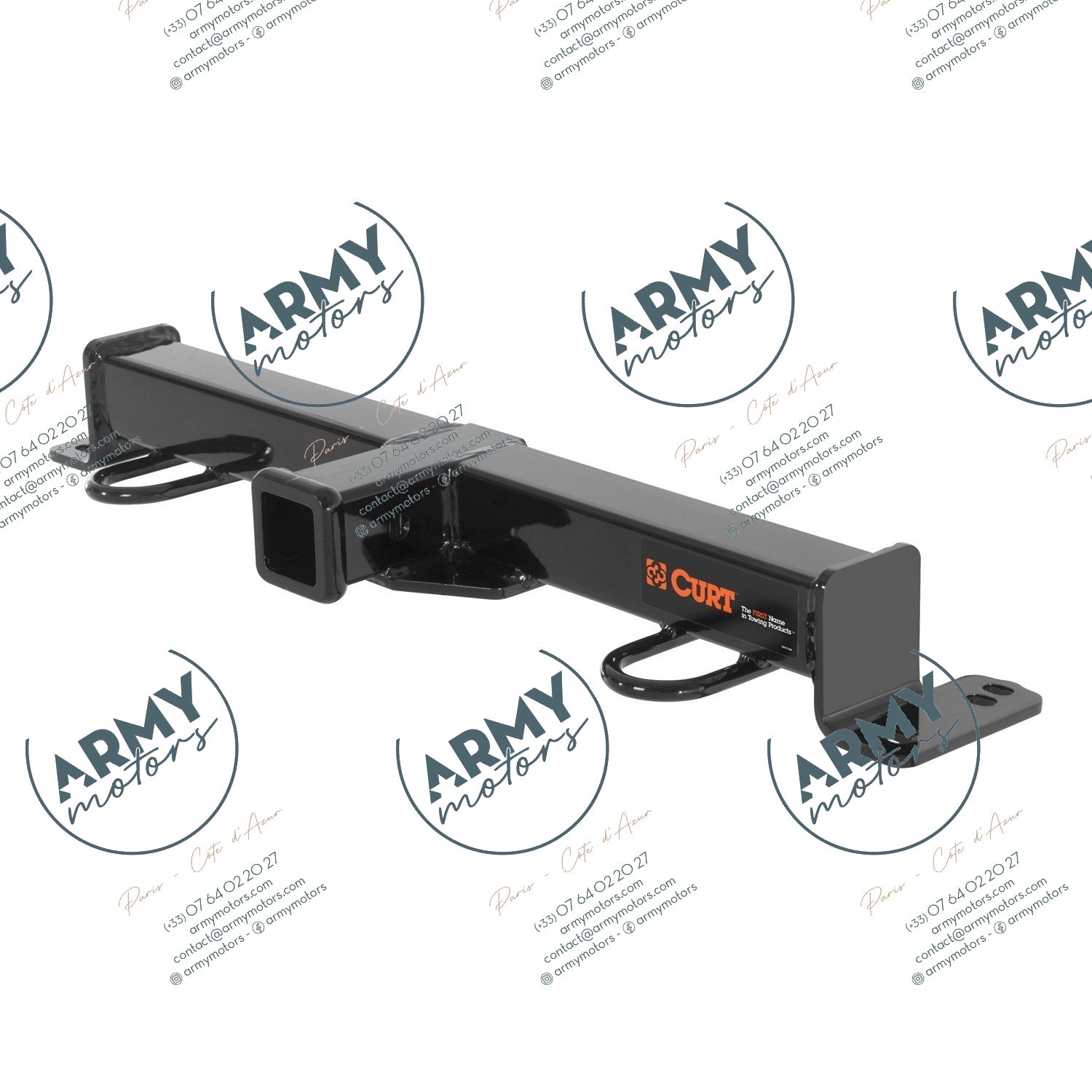 barre d'attelage avant du véhicule sans crochet type carré américain pour Jeep Wrangler YJ 2.5 4.0 4.2 1987-1995 31408