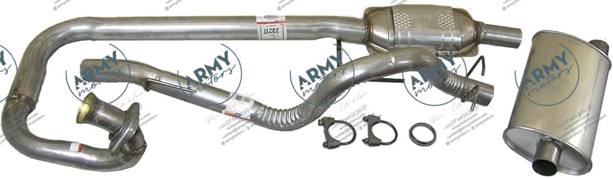 kit echappement pour Jeep Wrangler TJ 4.0 1997-1999 52018934K