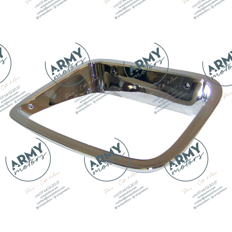 enjoliveur de phare chrome droit pour Jeep Wrangler YJ 2.5 4.0 4.2 1987-1995 56003104