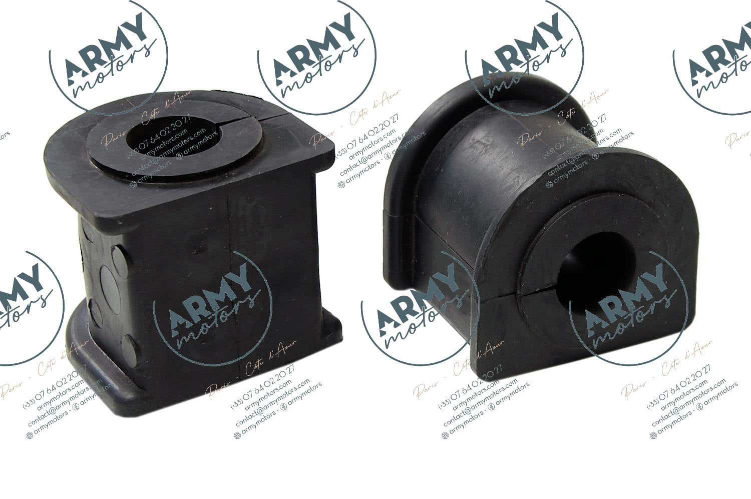 jeu de silentblocs barre stabilisatrice arriere 18mm Jeep Wrangler JK 52106280AA