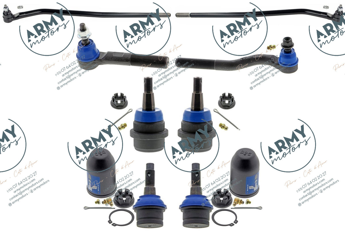 kit rotules direction et suspension 7 pièces Jeep Wrangler JK MKIT10150