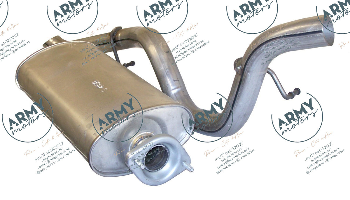 silencieux echappement avec tube de sortie pour Jeep Wrangler TJ 4.0 après le 24 janvier 2000 52019241AF