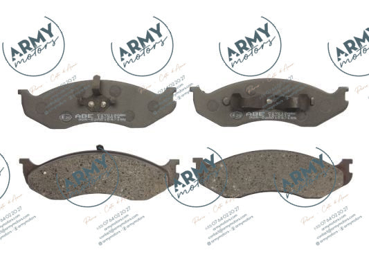 jeu de 4 plaquettes de freins pour Jeep Wrangler YJ 1990-1995 4778058
