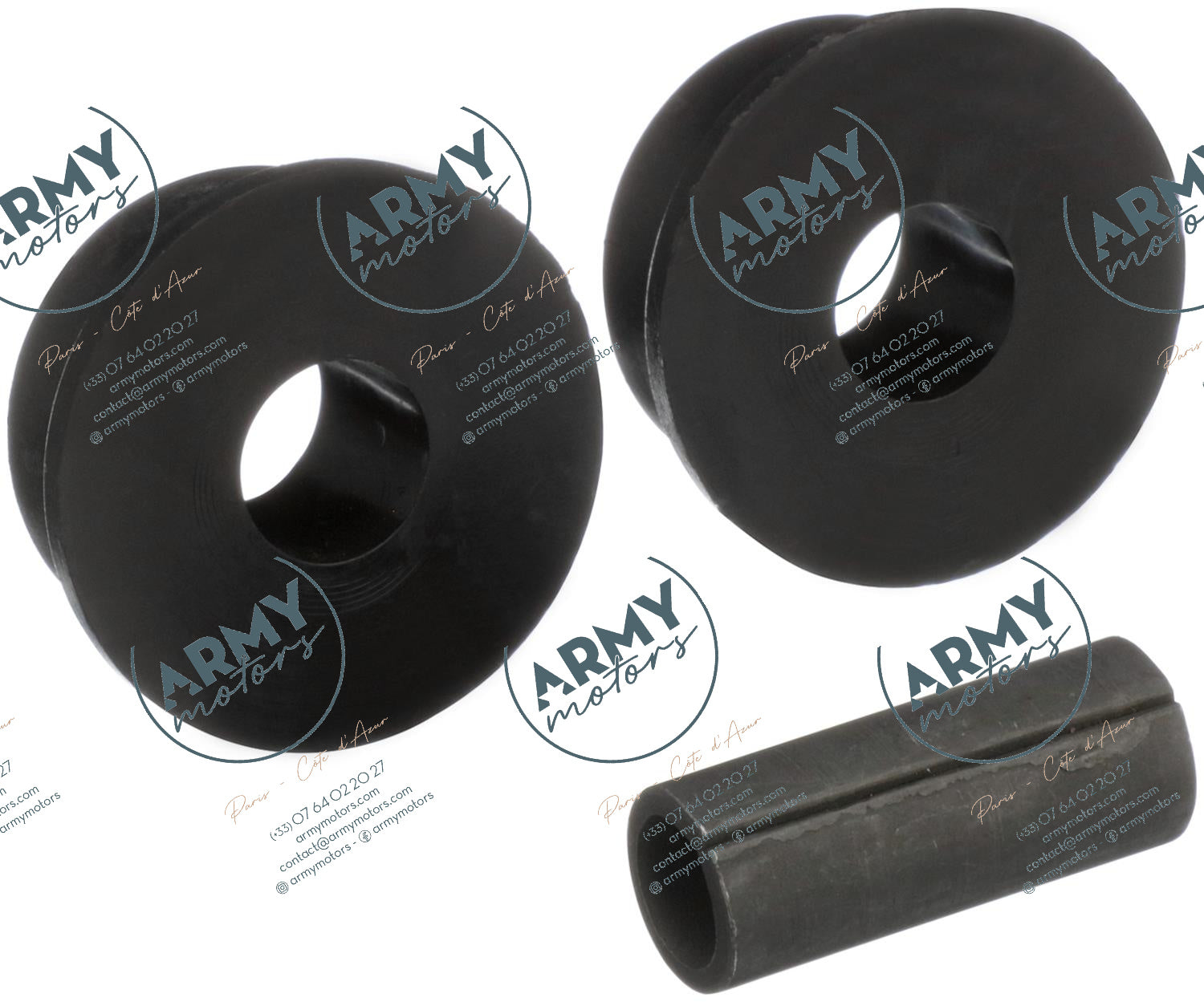 jeu silentblocs barre panhard avant Jeep Wrangler TJ TD4103W