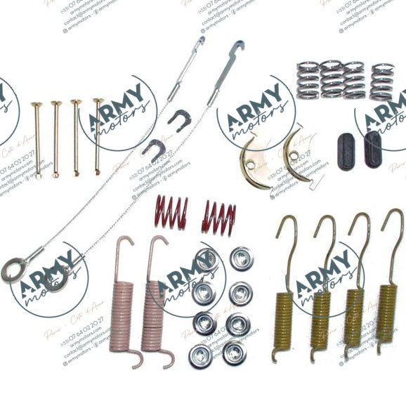 kit ressorts freins arriere pour Jeep Wrangler TJ 1997-2006 4636779