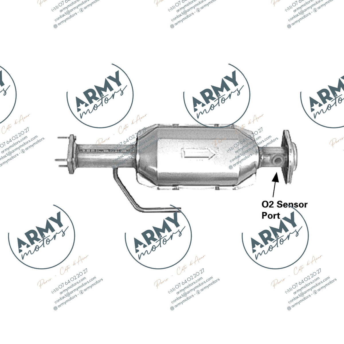 catalyseur pour Jeep Wrangler TJ 2.5 2001-2002 52101194AA